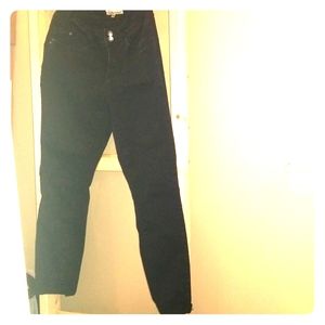 High Rise skinny black jeans size 8 like new